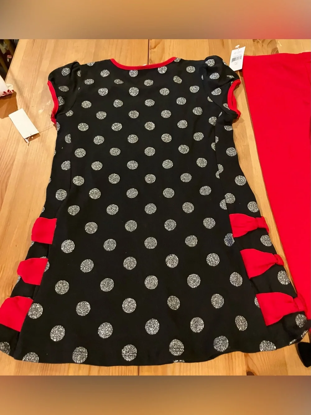 NEW Minnie Mouse Black & Red Girls Two-Piece Outfit